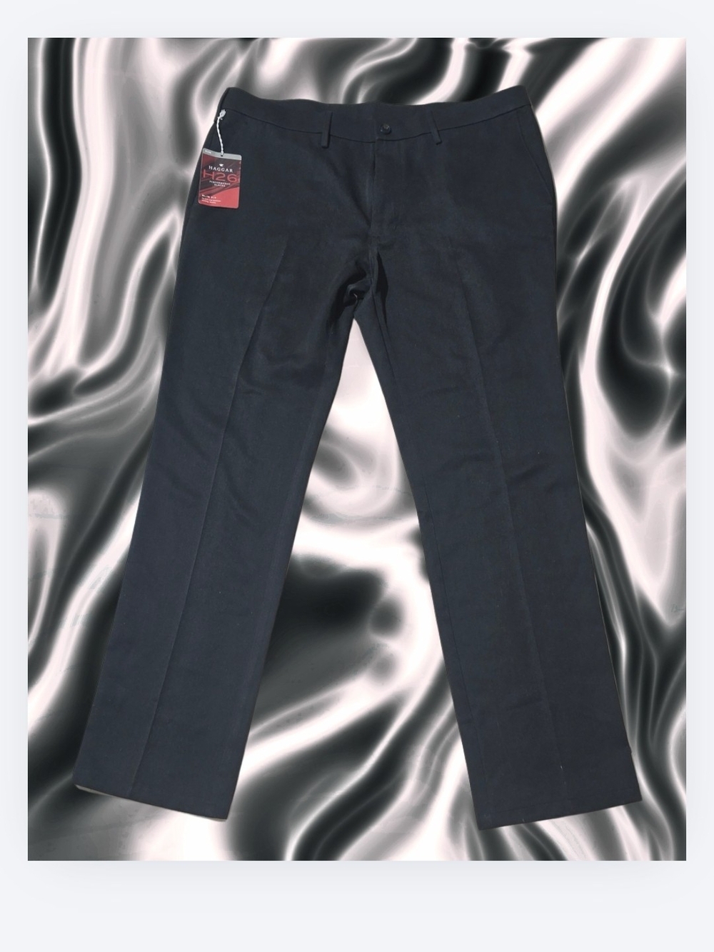 Haggar Black Dress Pants - Straight Leg